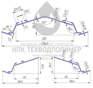 Тонкослойные модули 41.51 основной и торцевые профили