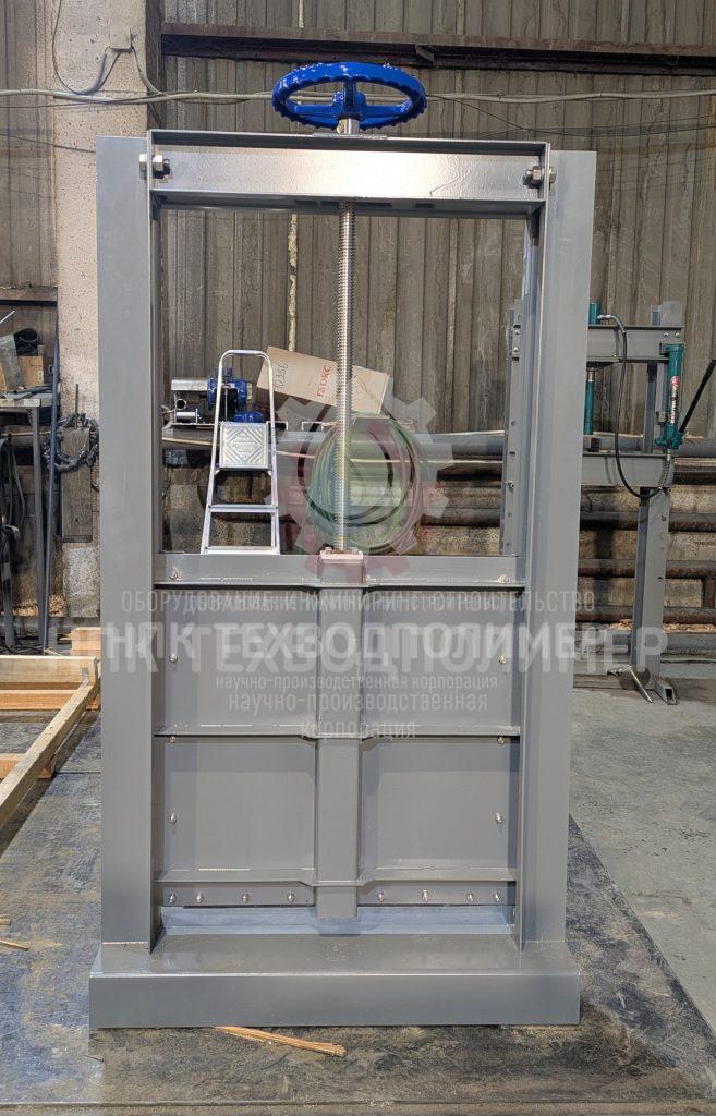 Производство щитового затвора для очистных сооружений Московской области.