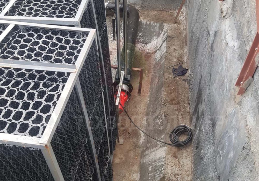 Блоки биологической загрузки в каркасе