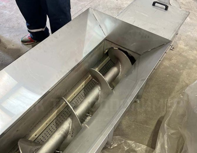 Шнековые вал пресса