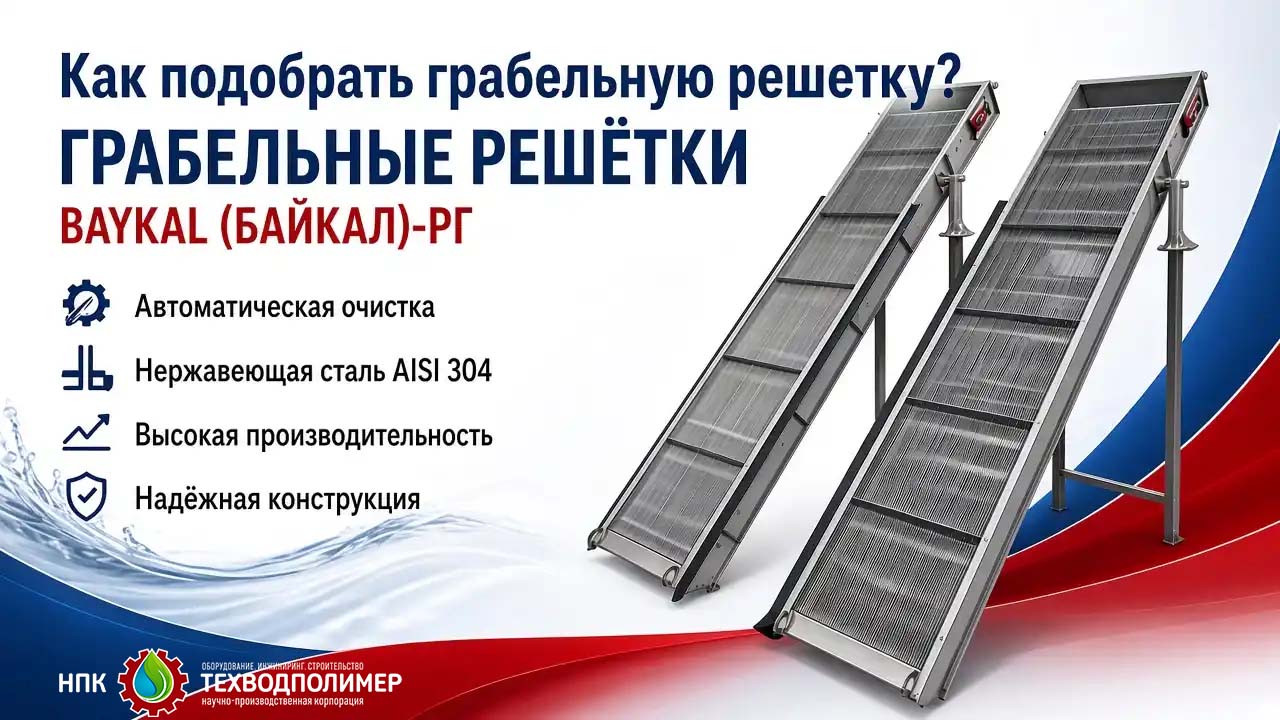 Как подобрать грабельную решетку по производительности и ширине канала?